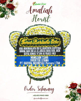 Papan Bunga Duka di Melonguane