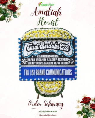 Papan Bunga Duka di Melonguane