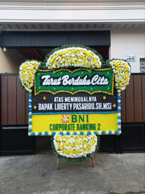 Papan Bunga Duka di Melonguane